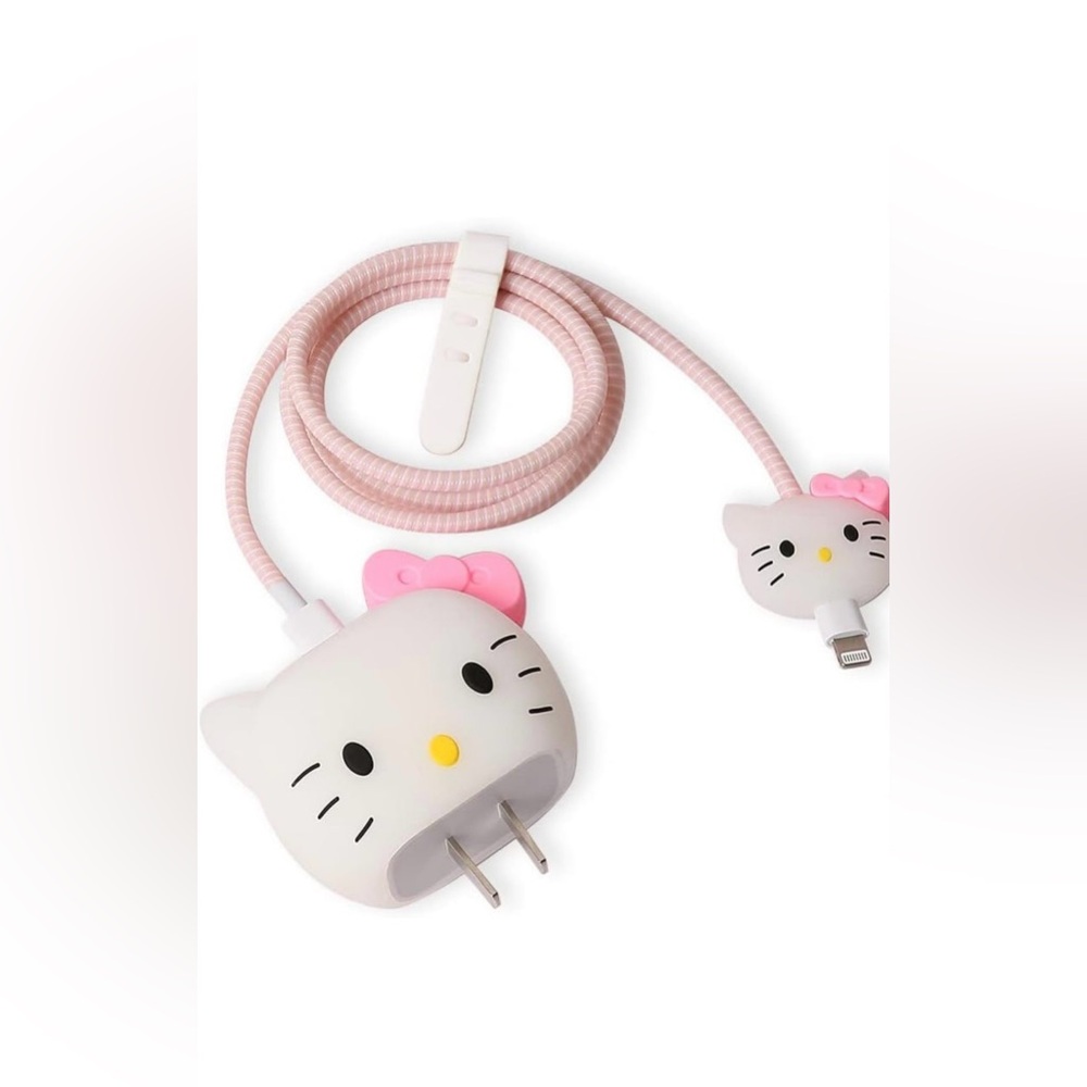 Hello Kitty Pink Charging Cable